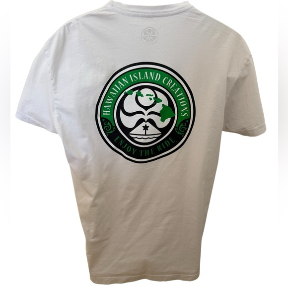 HIC Hawaiian Island Creations Green Logo Tee Shirt Men XL - Picture 1 of 7